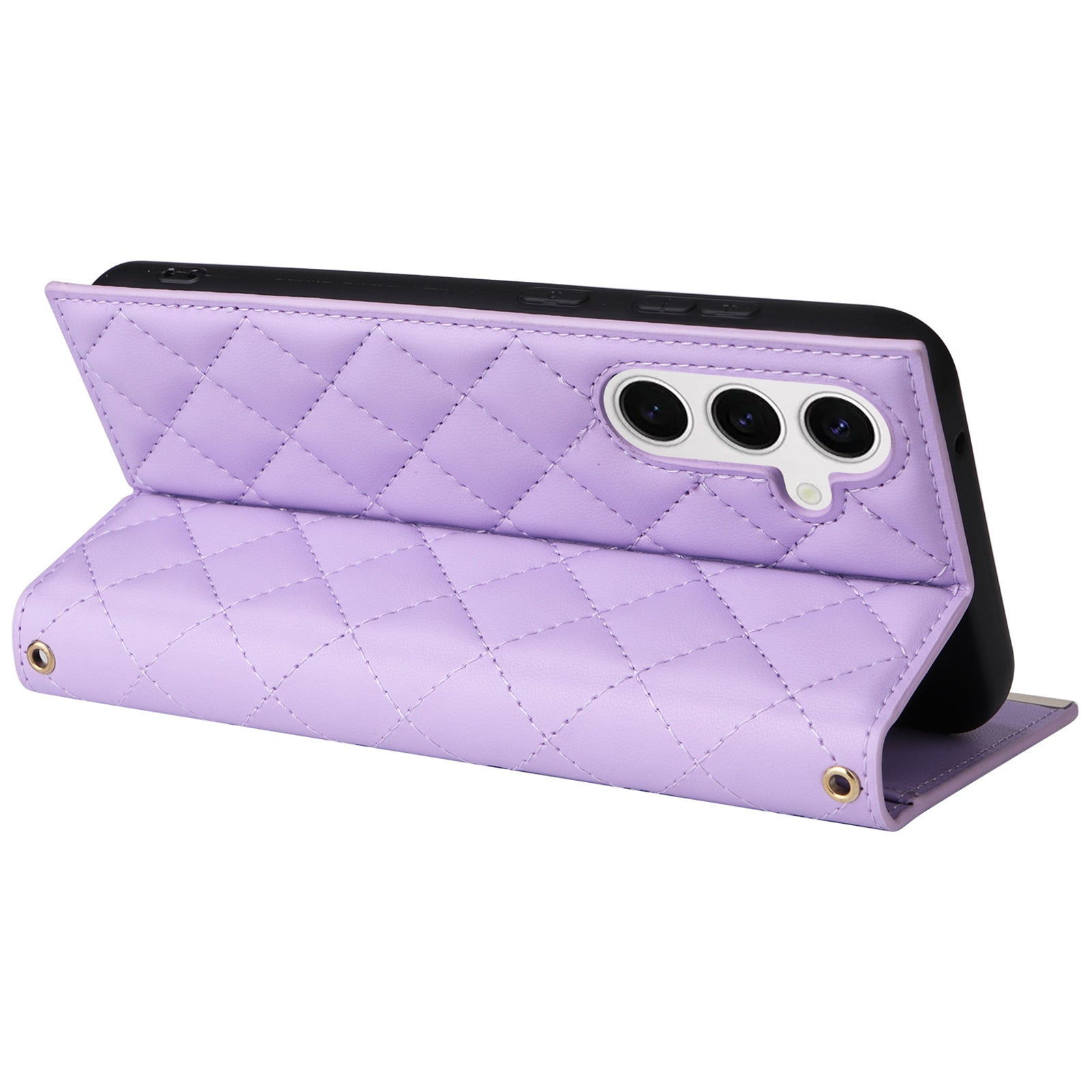 For Samsung Galaxy S24 Stand Wallet Phone Case PU Leather Flip Cover with Shoulder Strap For Samsung Galaxy S24 Stand Wallet Phone Case PU Leather Flip Cover with Shoulder Strap